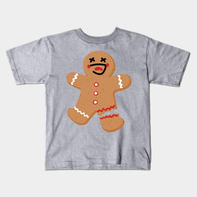 Gingerbread - Oh Snap Kids T-Shirt by deancoledesign